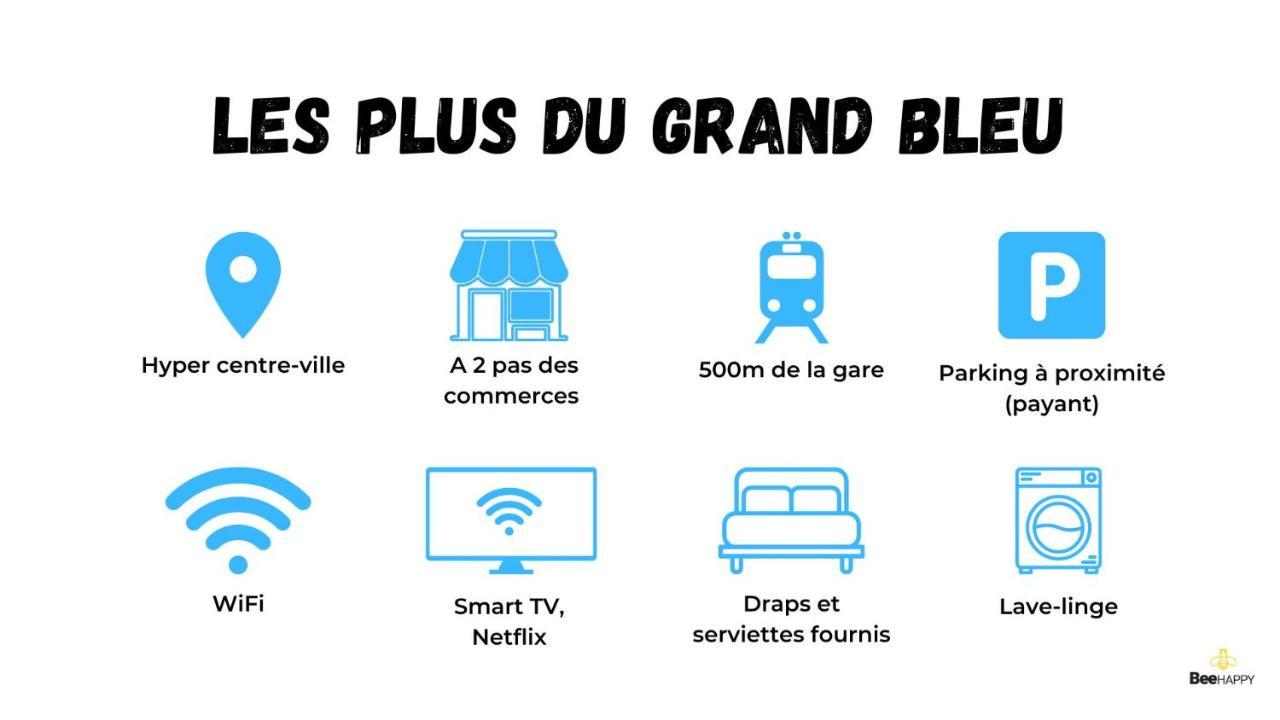 Le Grand Bleu De Bergerac Leilighet Eksteriør bilde